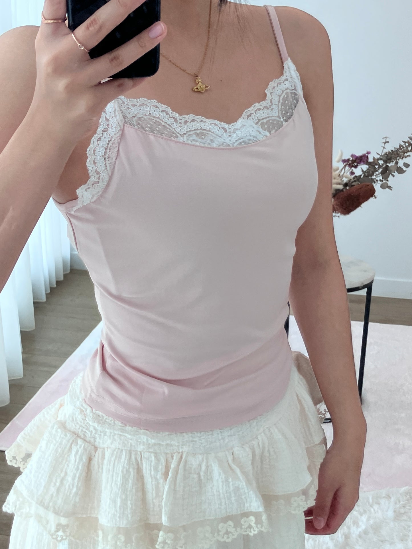 Blush Dot Romance Blouse
