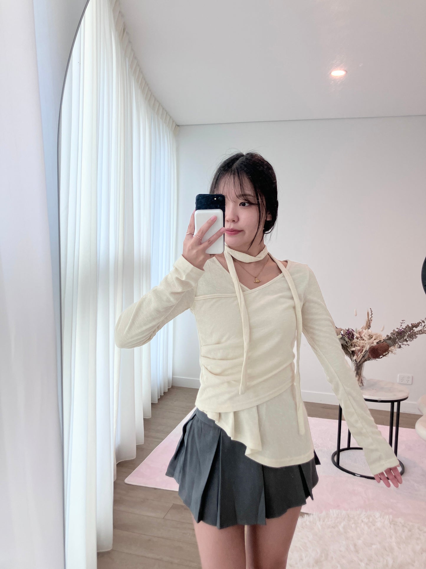 Ballet Wrap Asymmetry Top