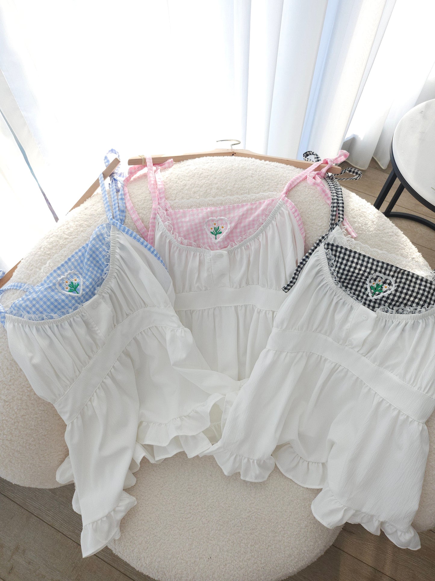 Ponie floral top blue