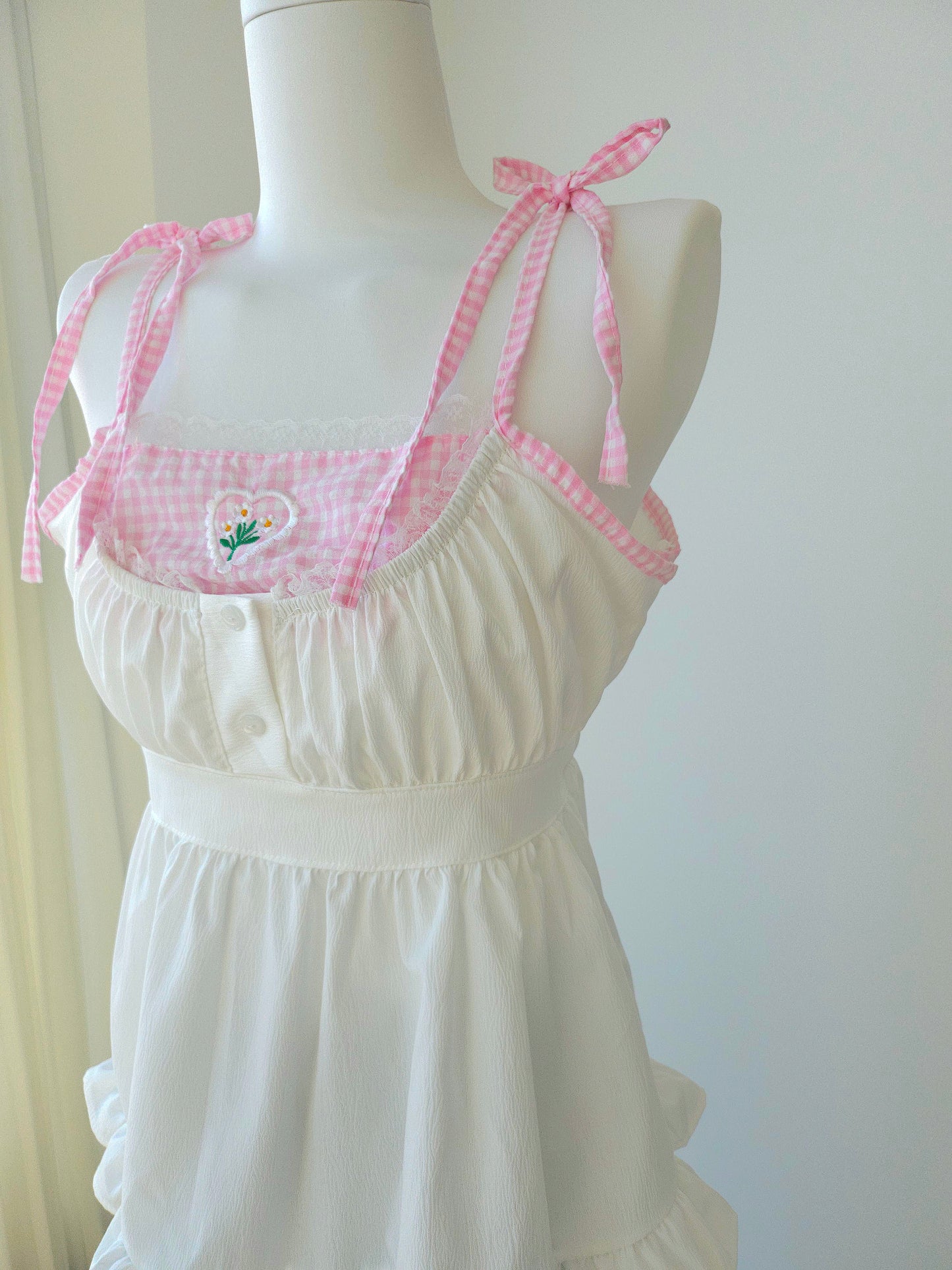 Ponie floral top pink