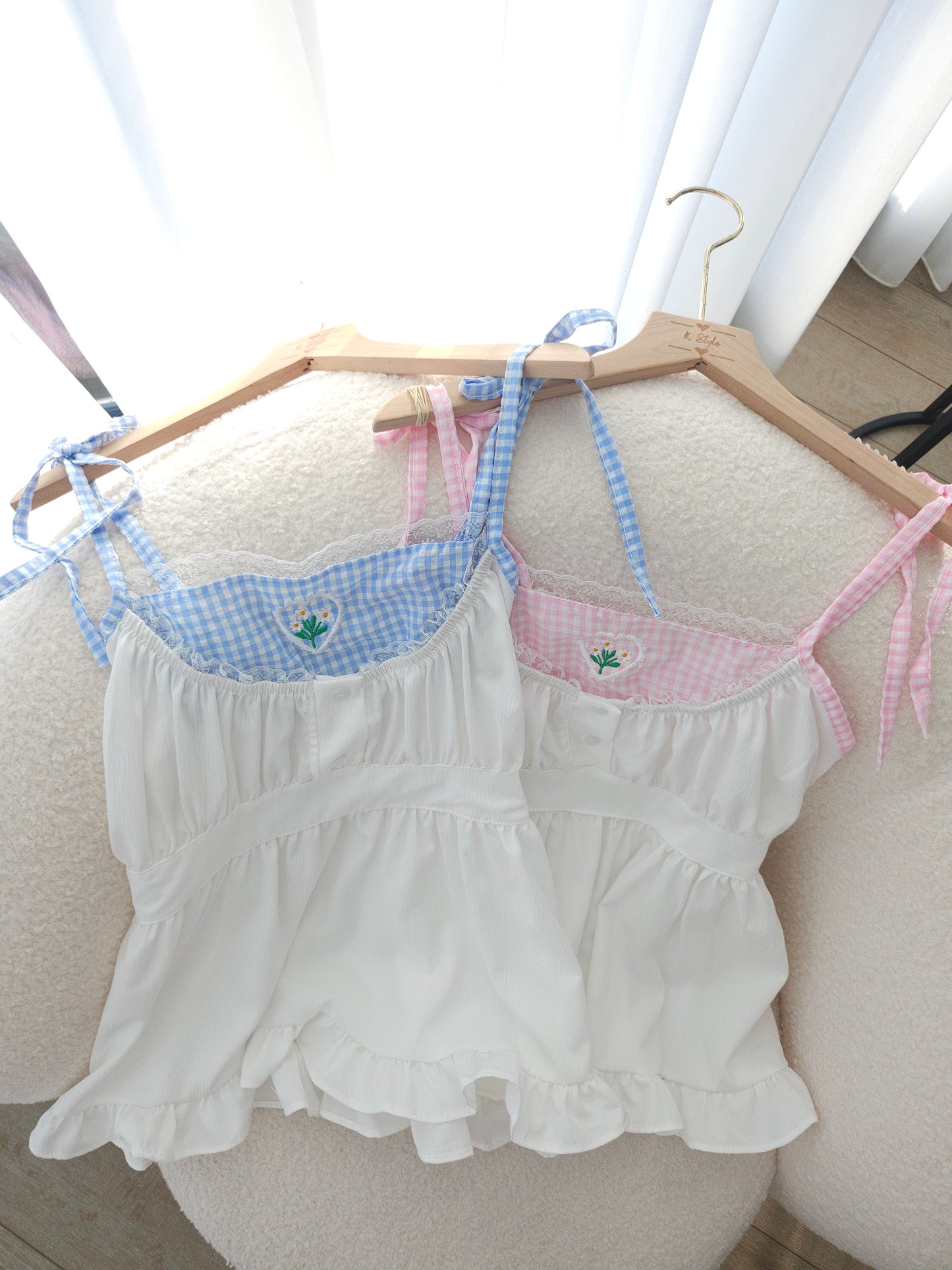 Ponie floral top pink