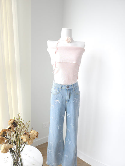 Lily off-shoulder Pink