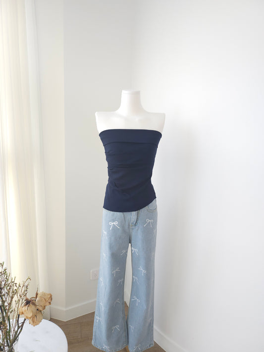 Bella Top Navy