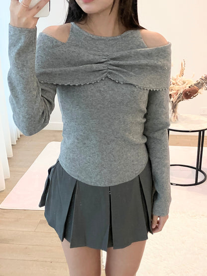 Sweetheart Off-Shoulder Knit